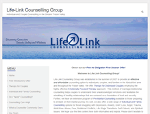 Tablet Screenshot of lifelinkcounselling.com